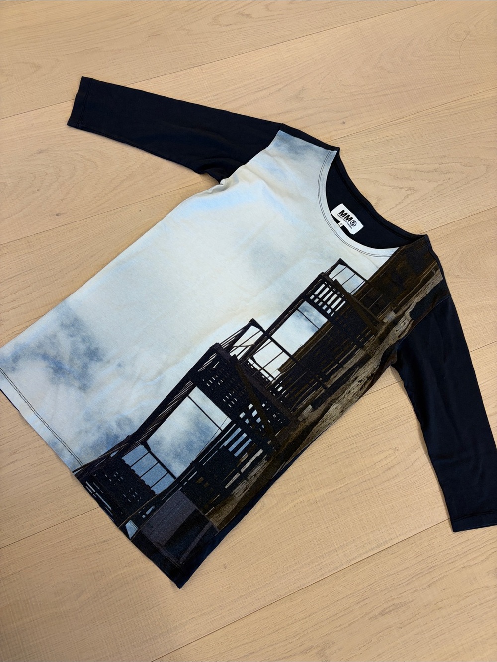 MM6 Maison Martin Margiela 3/4 sleeve tee